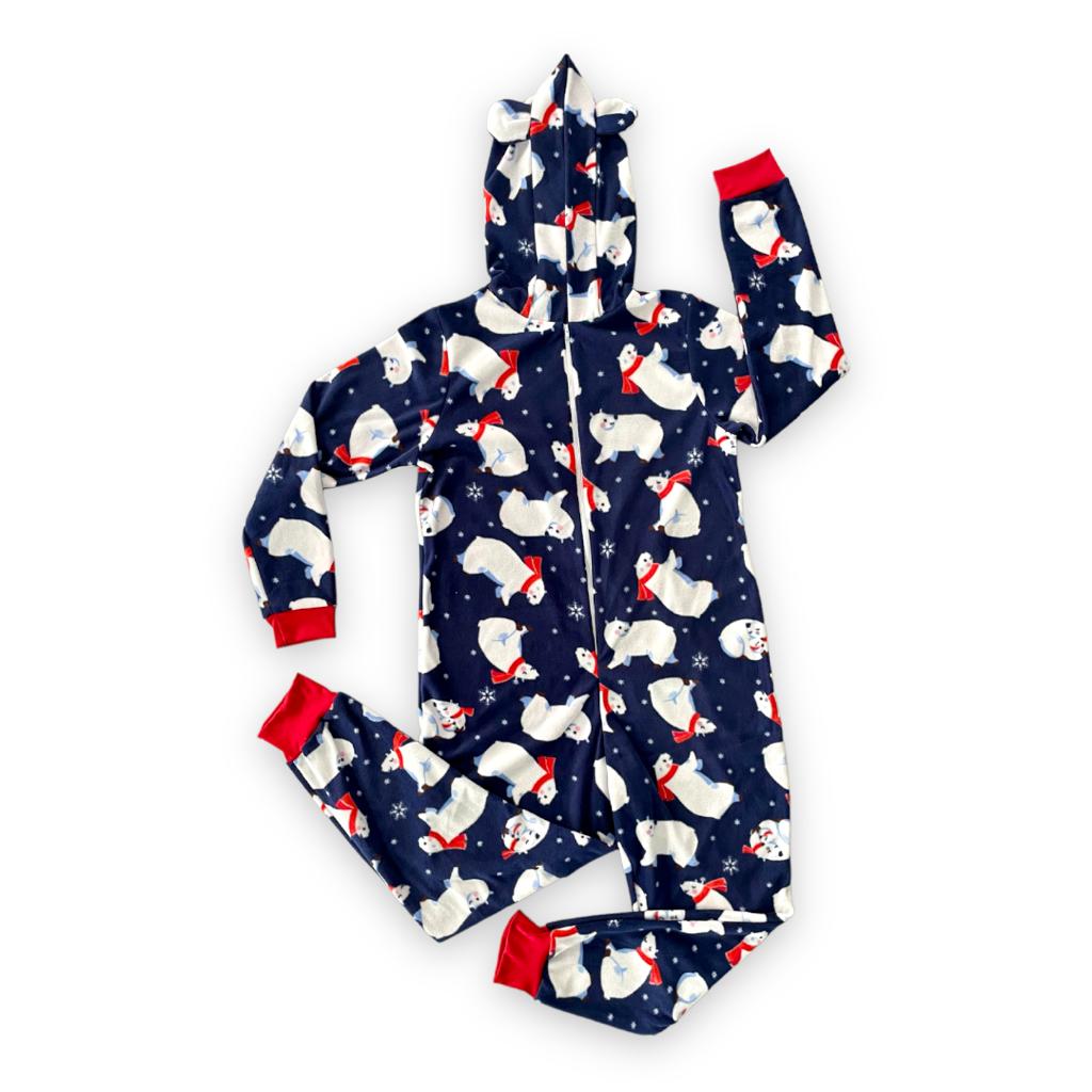 Pijama Mameluco Dama Suave Cómodo Caliente Oso Polar Lyndo  