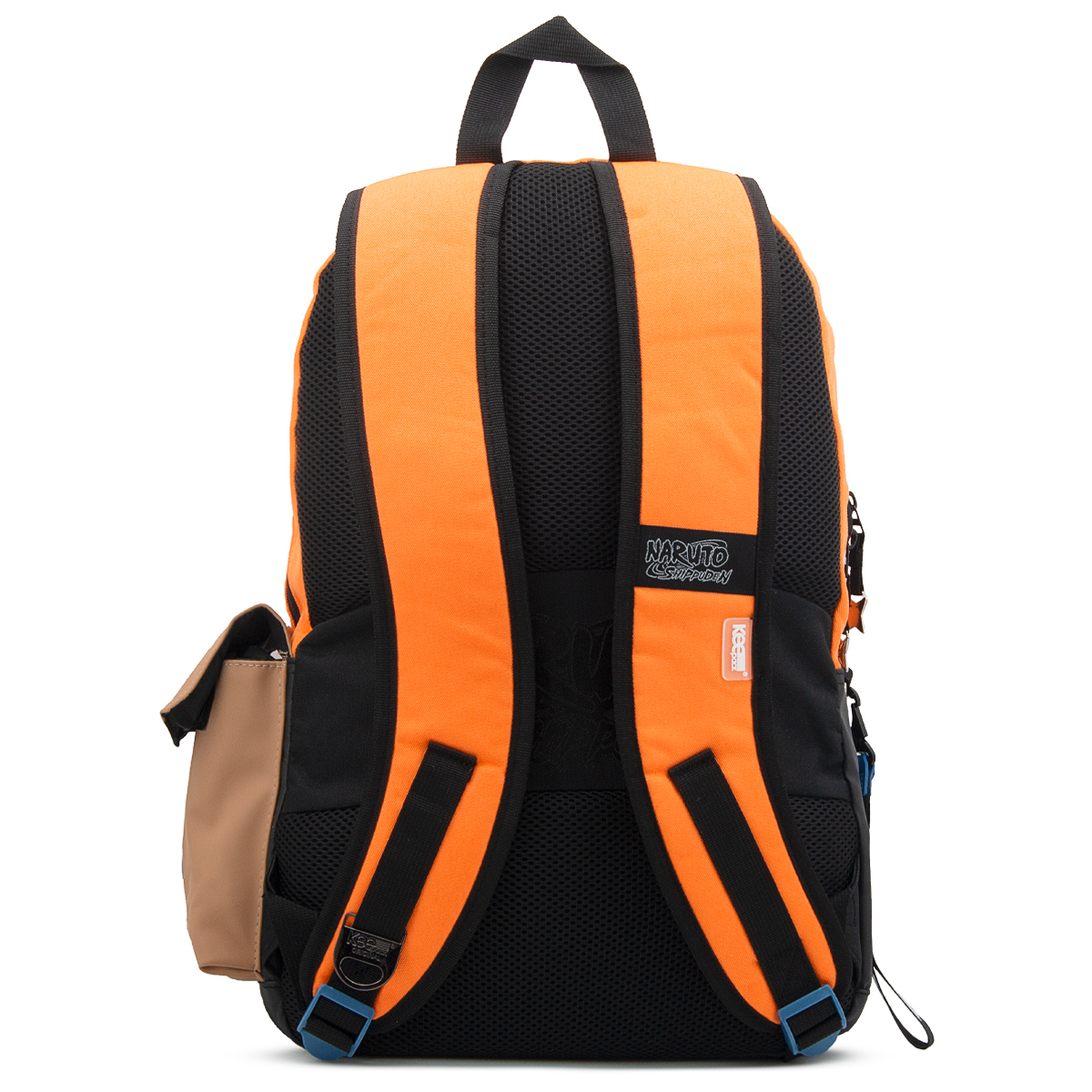 Mochila Naruto Shippuden Edición Especial Uzumaki  Naranja con Porta Laptop