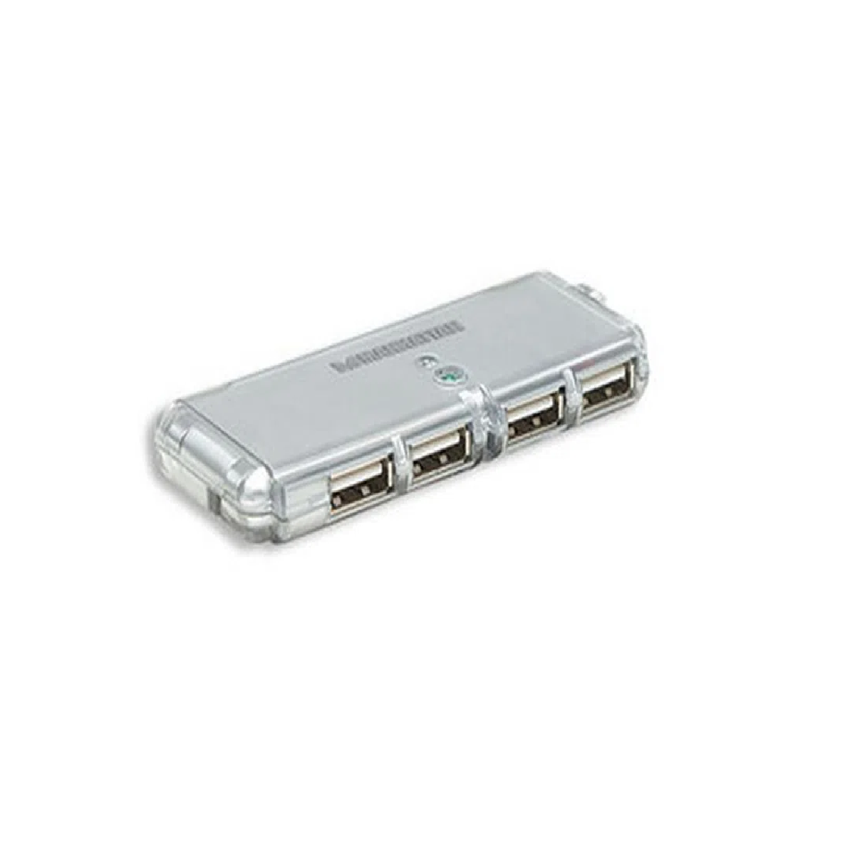 Hub USB MANHATTAN 160599, USB 2.0, Gris, 4 puertos