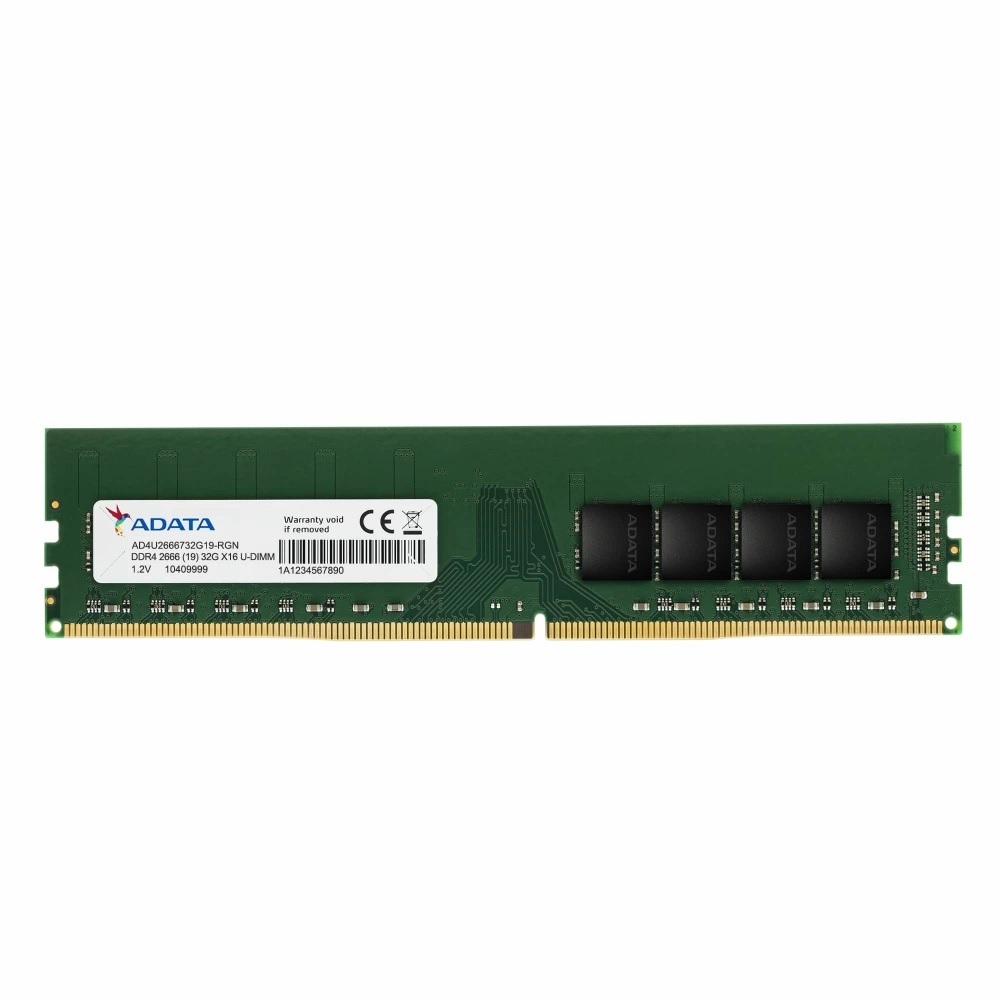 Memoria RAM Adata DDR4 2666GHz 4GB Non-ECC CL19 interna pc tarjeta verde placa madre almacén