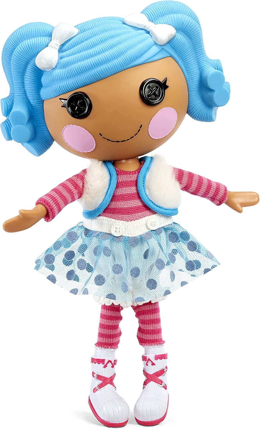 Muñeca Lalaloopsy Mittens Fluff N Stuff 33 Cm Con Osito.