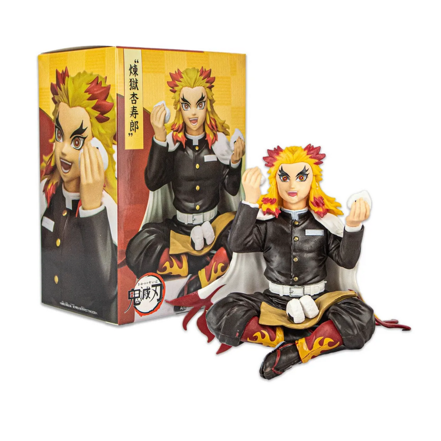 Juguete Muñeco Figura Rengoku Kimetsu Demon Slayer Con Caja