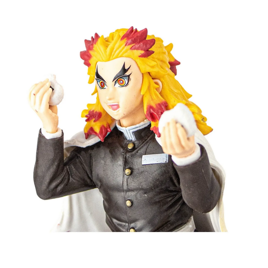 Juguete Muñeco Figura Rengoku Kimetsu Demon Slayer Con Caja