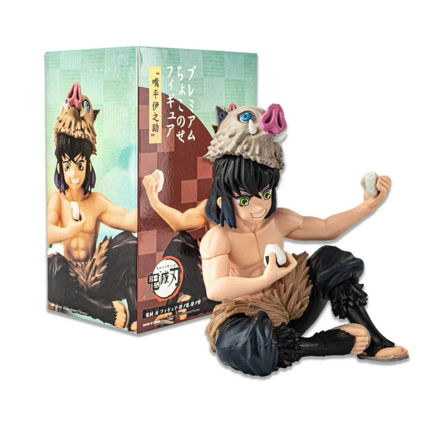 Juguete Muñeco Figura Inosuke Kimetsu Demon Slayer Con Caja