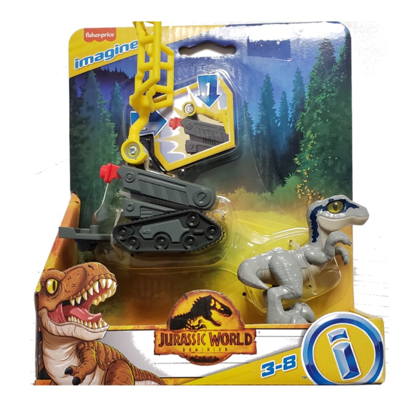 Imaginext Jurassic World DinoSAURIO Bebe beta con Trampa