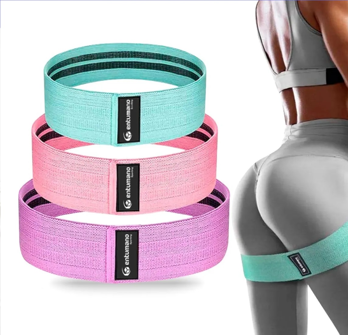 Ligas de resistencia 3 piezas de tela