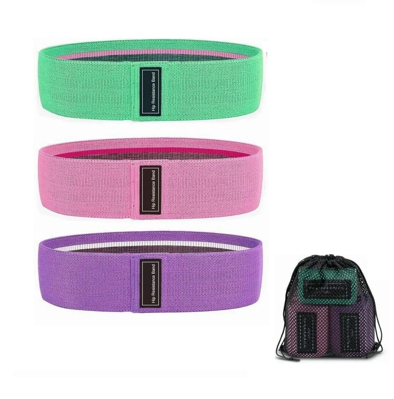 Ligas de resistencia 3 piezas de tela