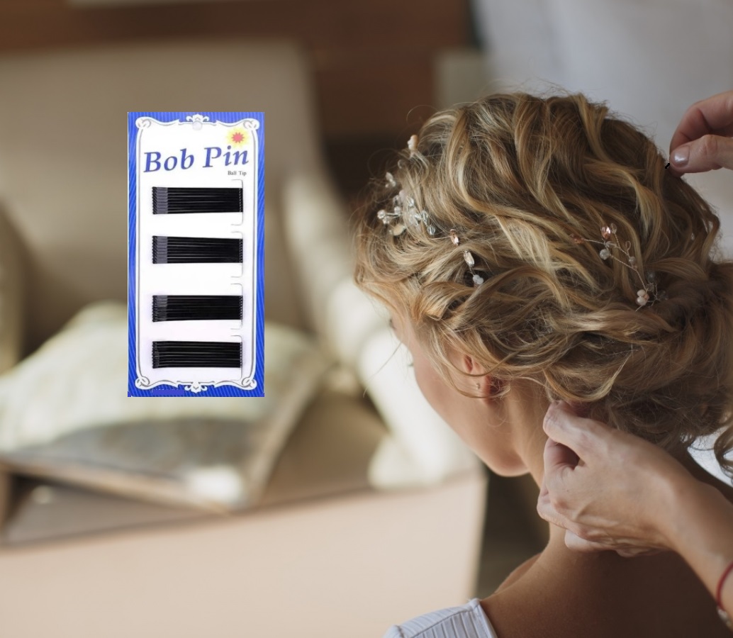 Horquillas, Pasador Negro, 62 piezas para Mujeres y Niñas, Clips de Pelo Ondulados de Metal 