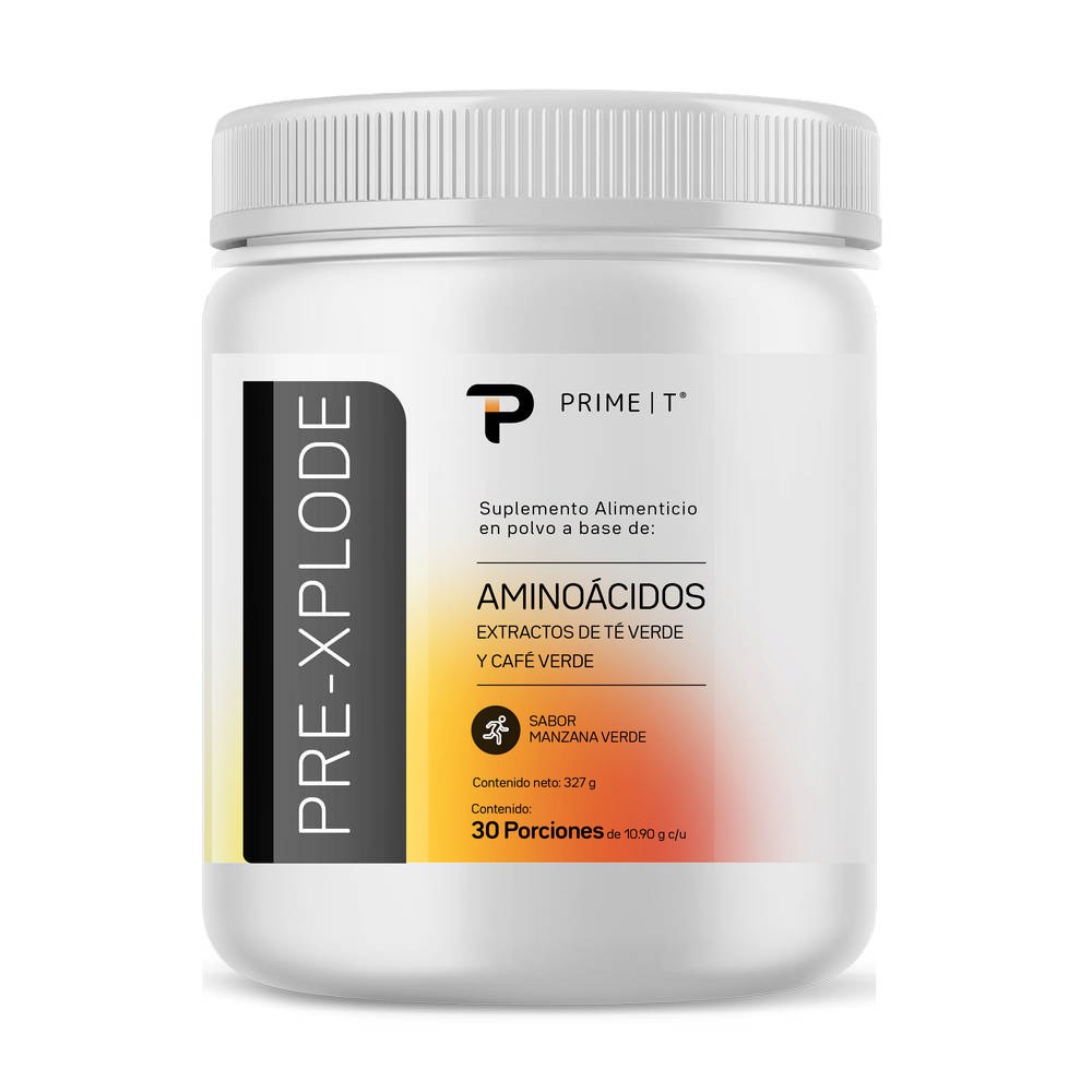 Pre Entreno Pre-Xplode Manzana Verde Primetech 30 serv