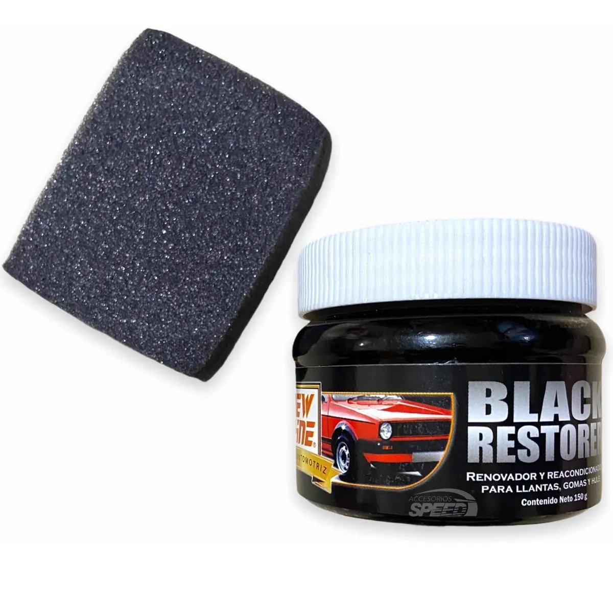 Restaurador De Plasticos Maltratados Para Auto 150g Ns