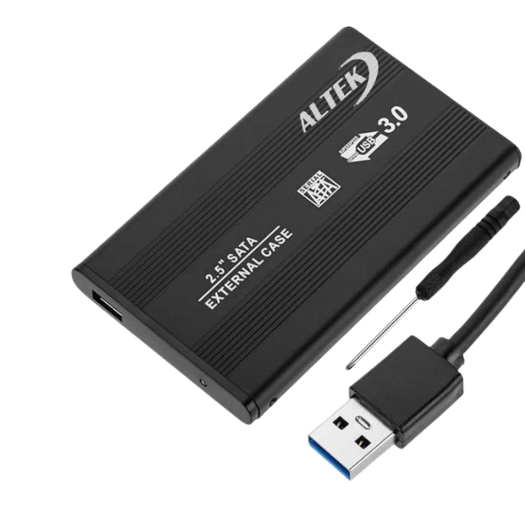 Carcasa Case Disco Duro Externo Magnético HDD 2.5 Pulgadas USB 3.0