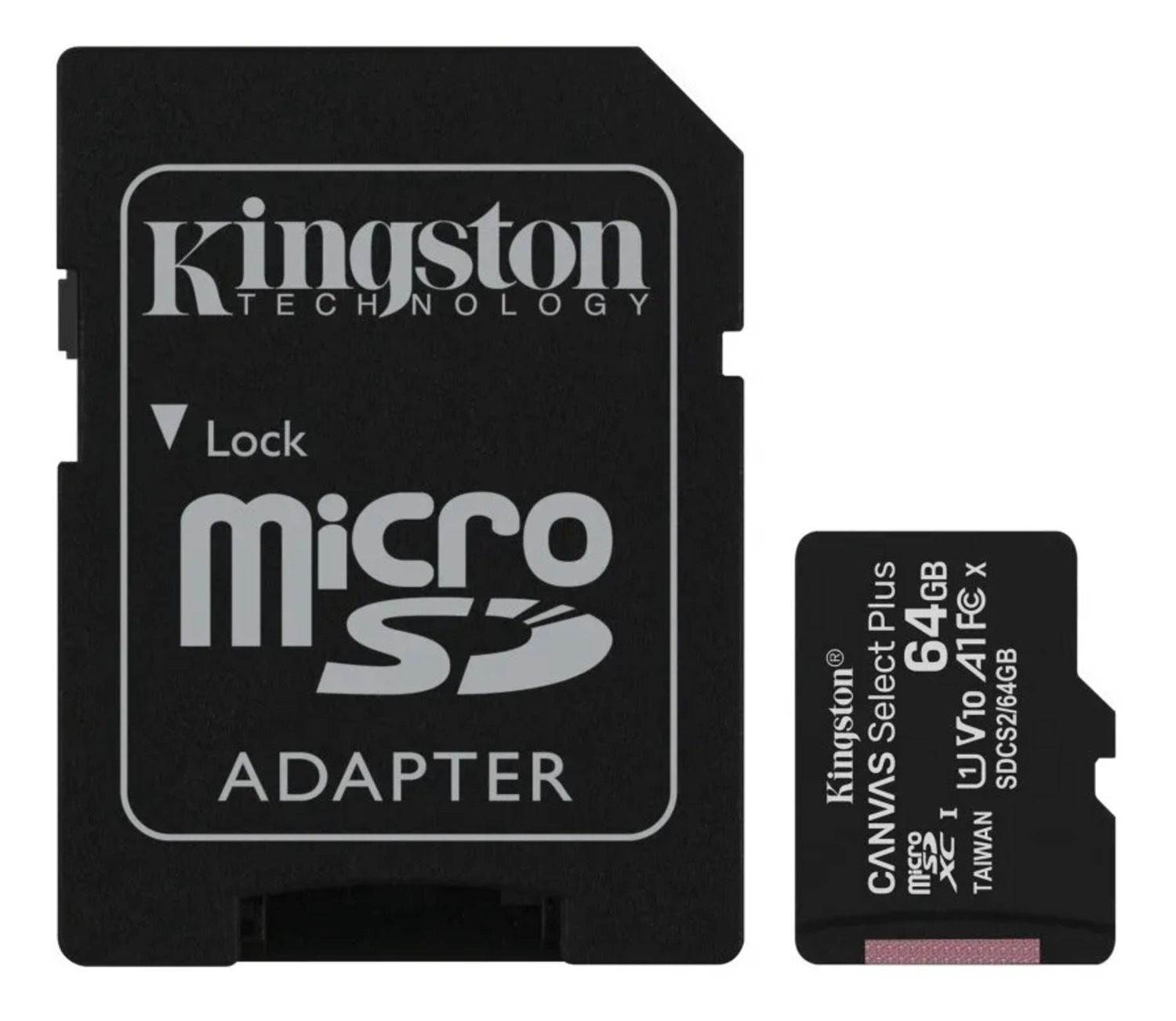 Kingston micro sd 64 GB 100 MB/s CANVAS SELECT PLUS