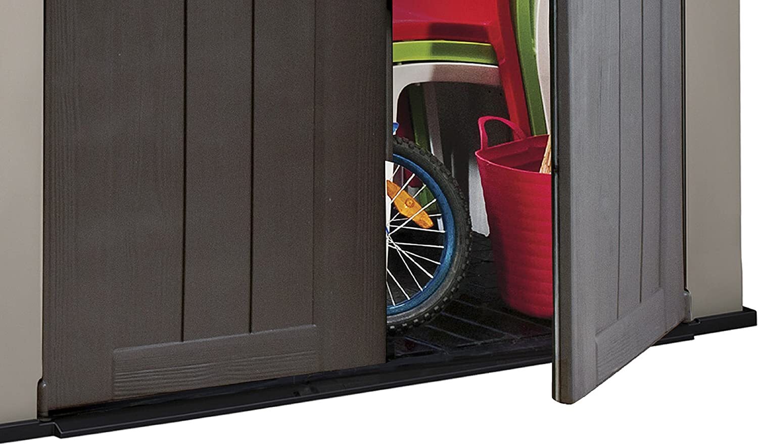 Cobertizo Keter Factor Resina Shed, 6 by 3-Feet, Marrón Topo/café Almacenamiento Exterior Keter bodega