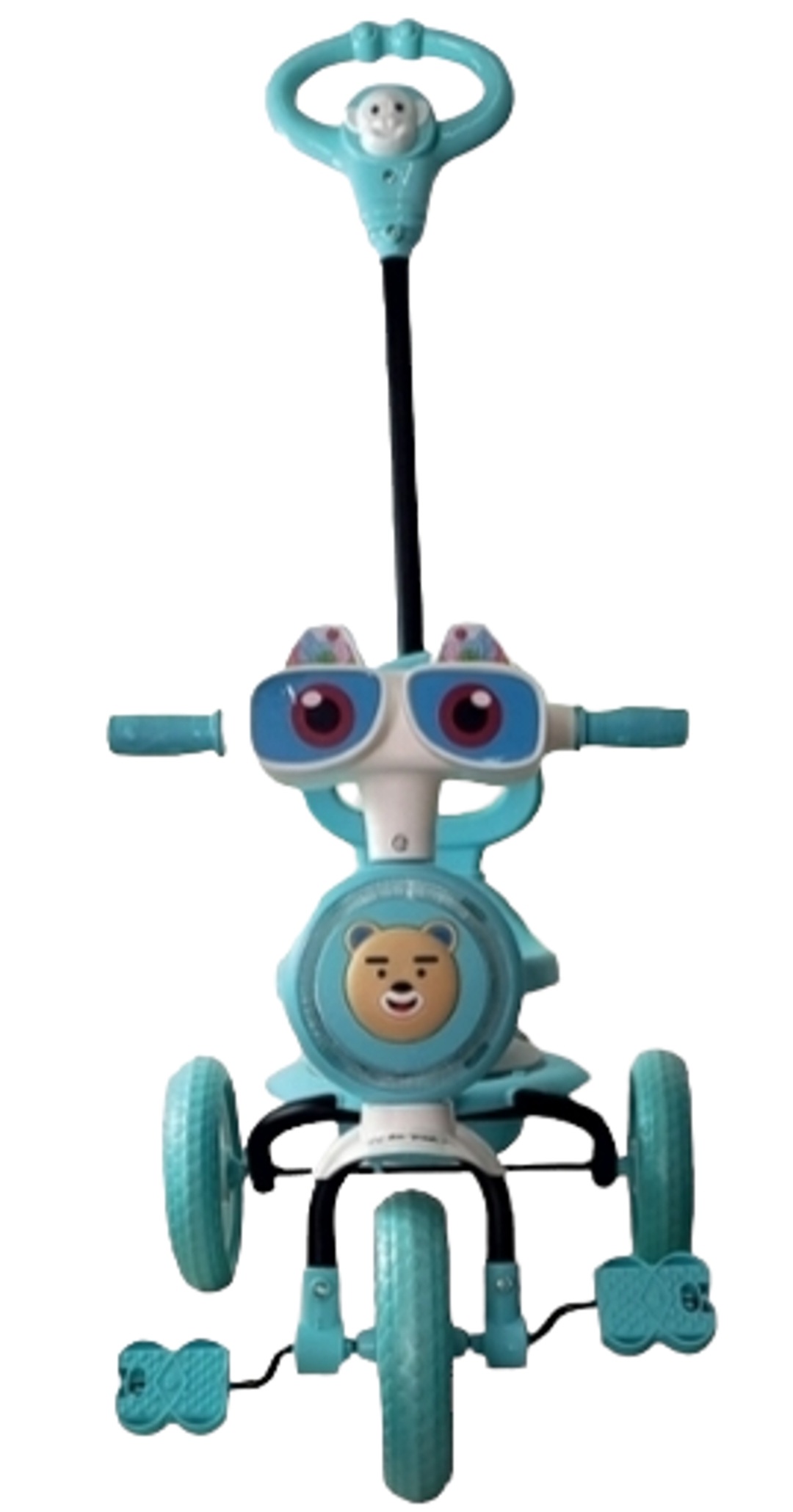 Triciclo de entrenamiento de equilibrio.  con baston desmontable alta calidad Premium