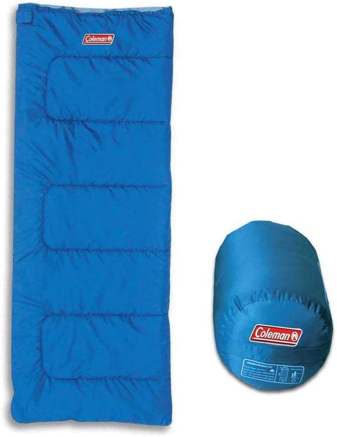 Bolsa Dormir Sleeping Bag Sun Ridge Poliéster Azul Coleman