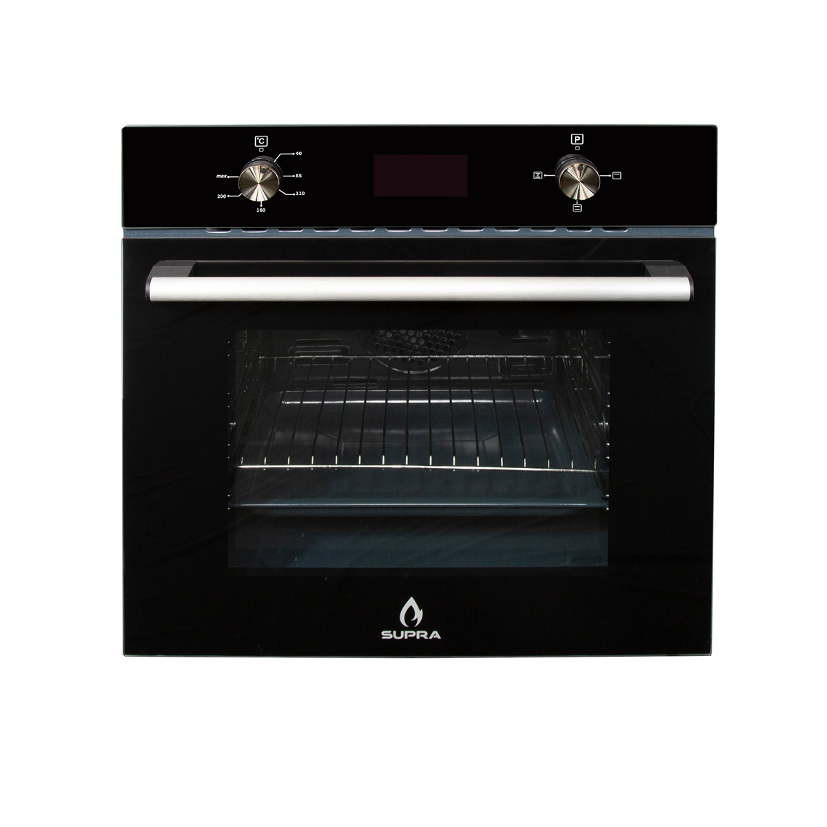 Horno Eléctrico Con Convección Empotrable Supra 56l Negro