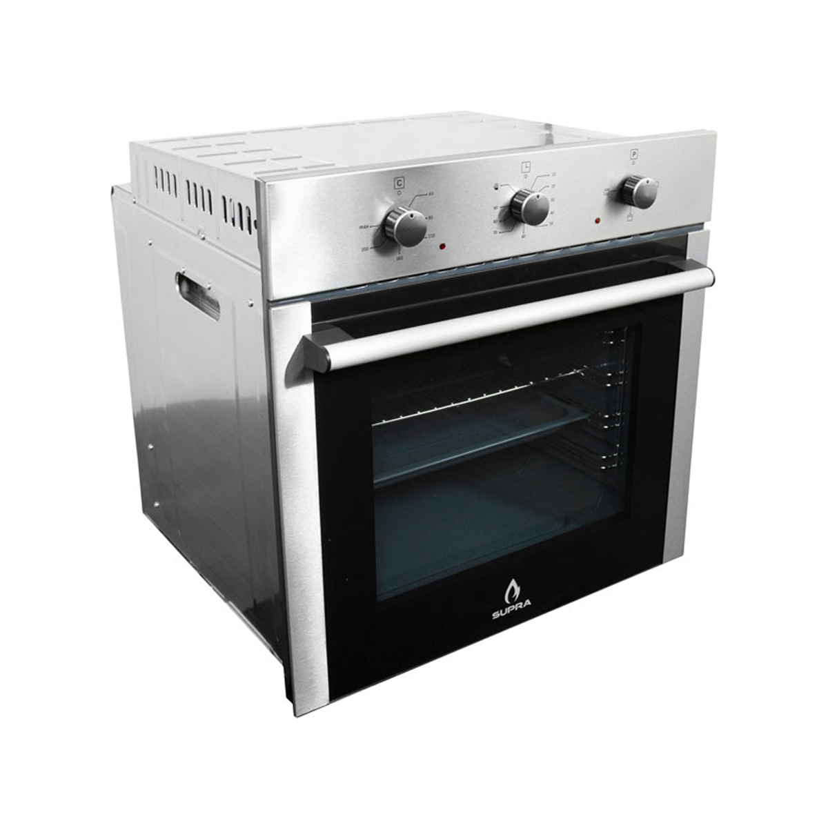 Horno Eléctrico Empotrable Supra De 56l En Acero Inoxidable