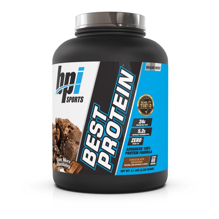 Best Protein - bpi (69 serv) 5.1 lbs sabor chocolate brownie