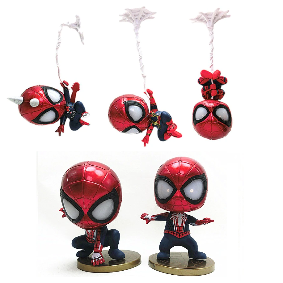 Kit 5 Juguetes Muñecos Figuras Spiderman Avengers