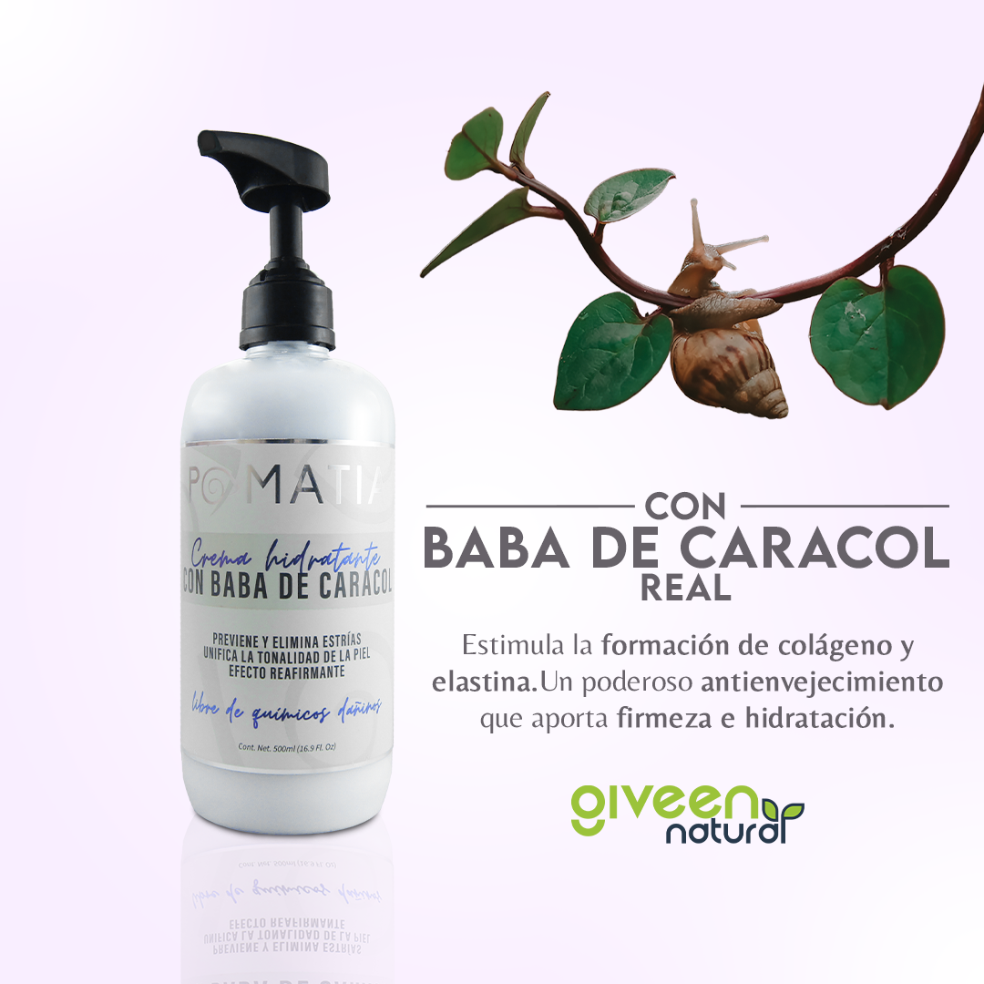 Crema Baba De Caracol Elimina Estrías Y Celulitis 500ml