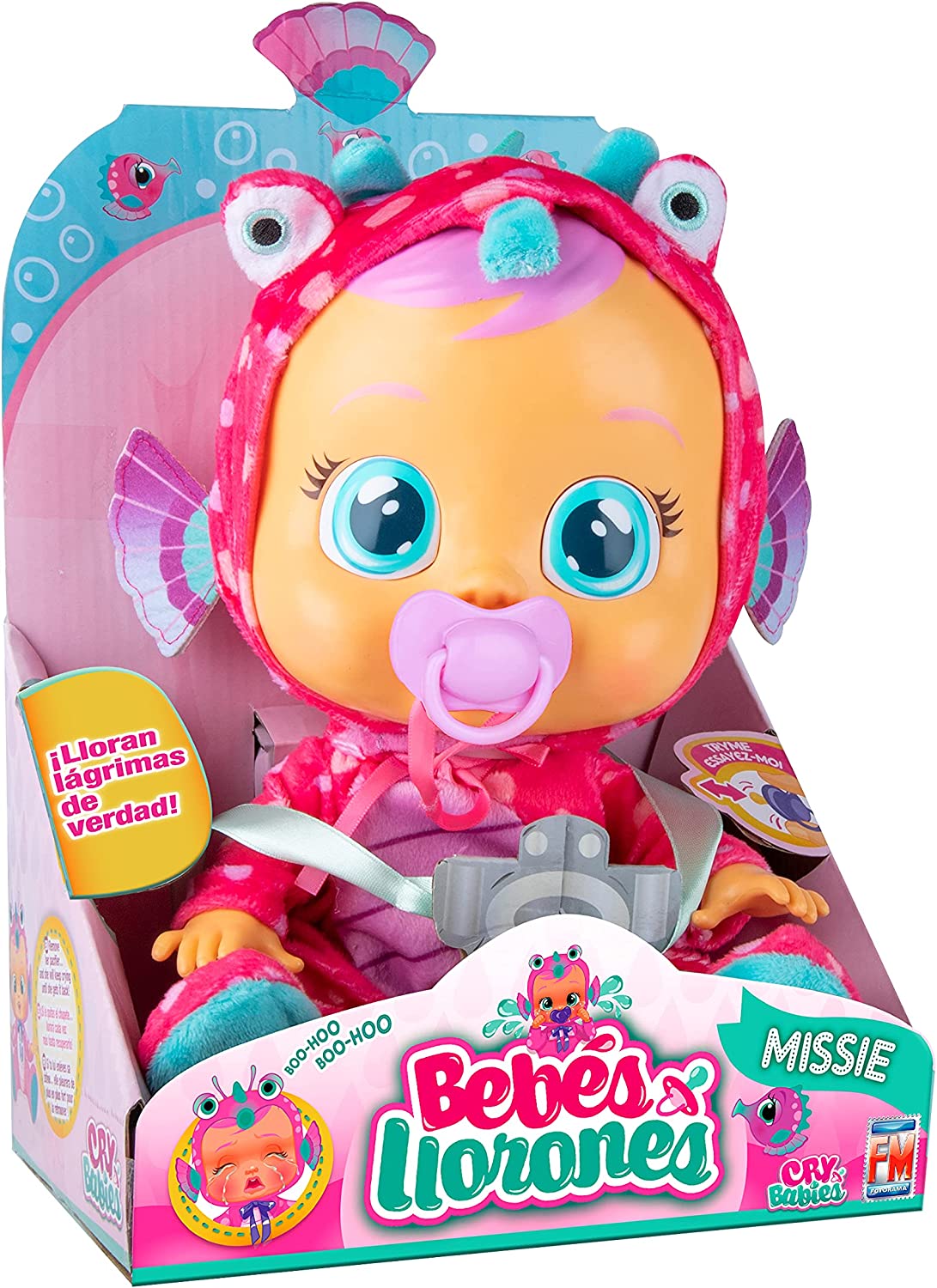 Bebés Llorones Lagrimas Mágicas Missie Pijama Caballito Mar