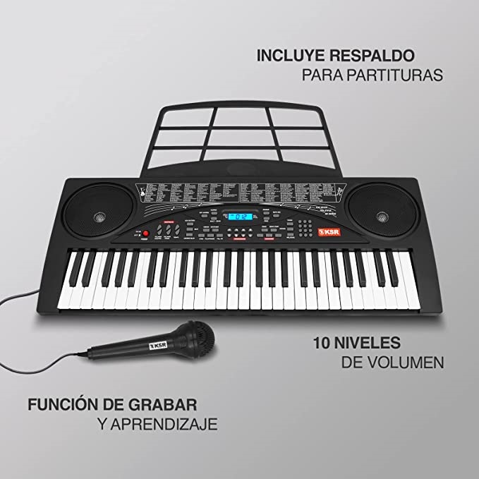 Teclado KAISER TEC-MTC-5480 54 Teclas C/Micrófono 