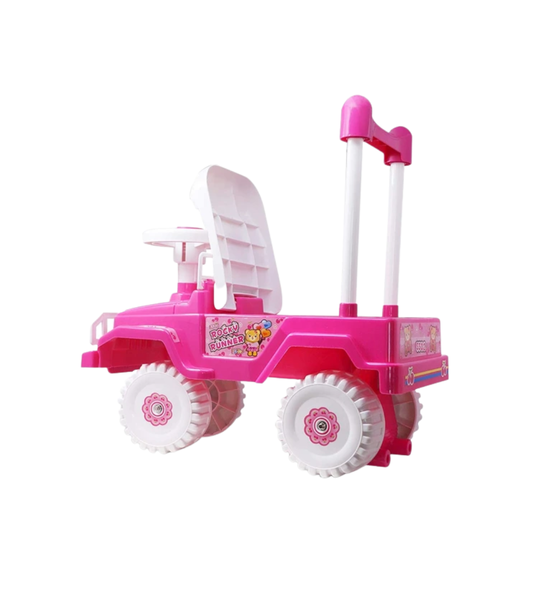 Carrito Montable Jeep MyToy Rokitas Rosa