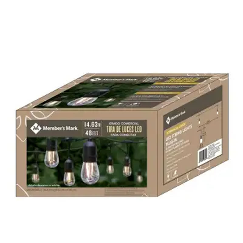 Serie de Luces Led con 24 Focos Member's Mark 980016204 SMS