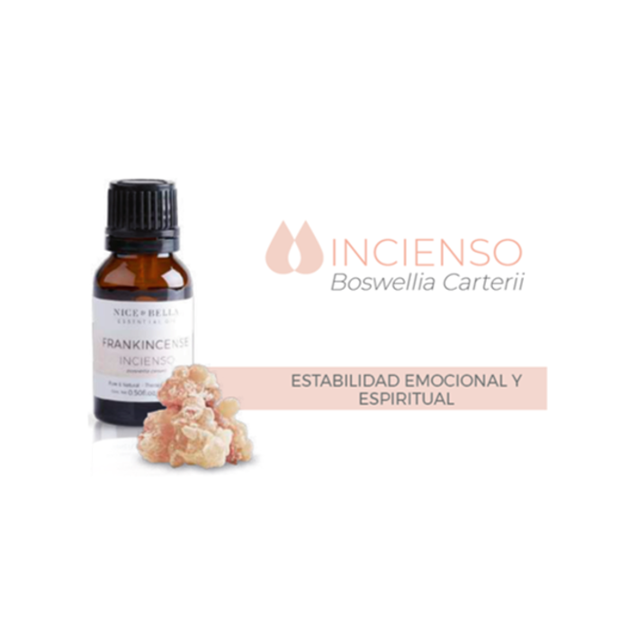 ACEITE ESENCIAL NICE & BELLA INCIENSO, Estabilidad Emocional y Espiritual.