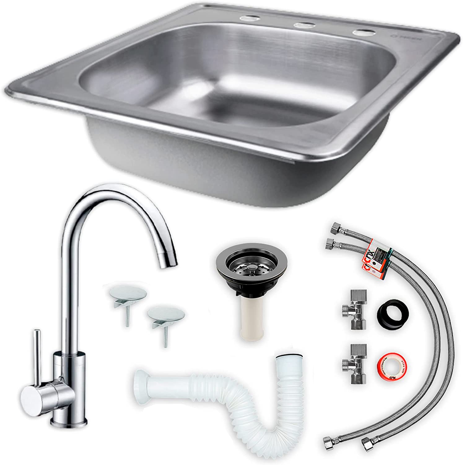 CNX Tarja Simple, Kit de instalación, y Llave Mezcladora Monomando