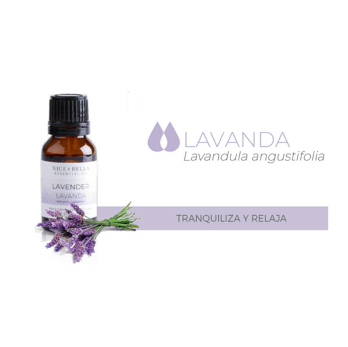 ACEITE ESENCIAL NICE & BELLA LAVANDA Tranquiliza y Relaja