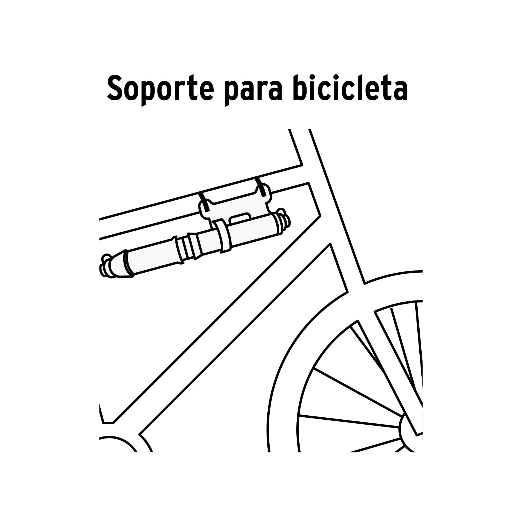 Mini Bomba Manual Portátil Para Bicicleta Aba Truper 11997
