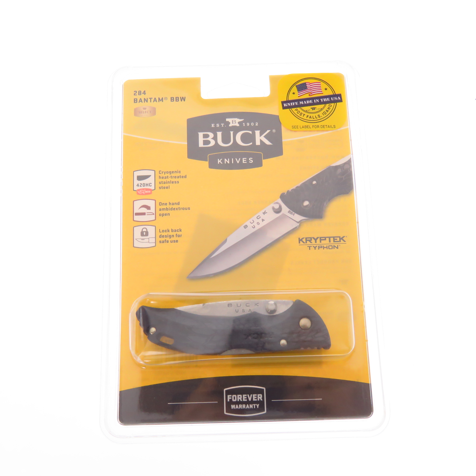 Bu284cms27 Buck Navaja Bantam Camo Kryptek Typhon Filo Plano