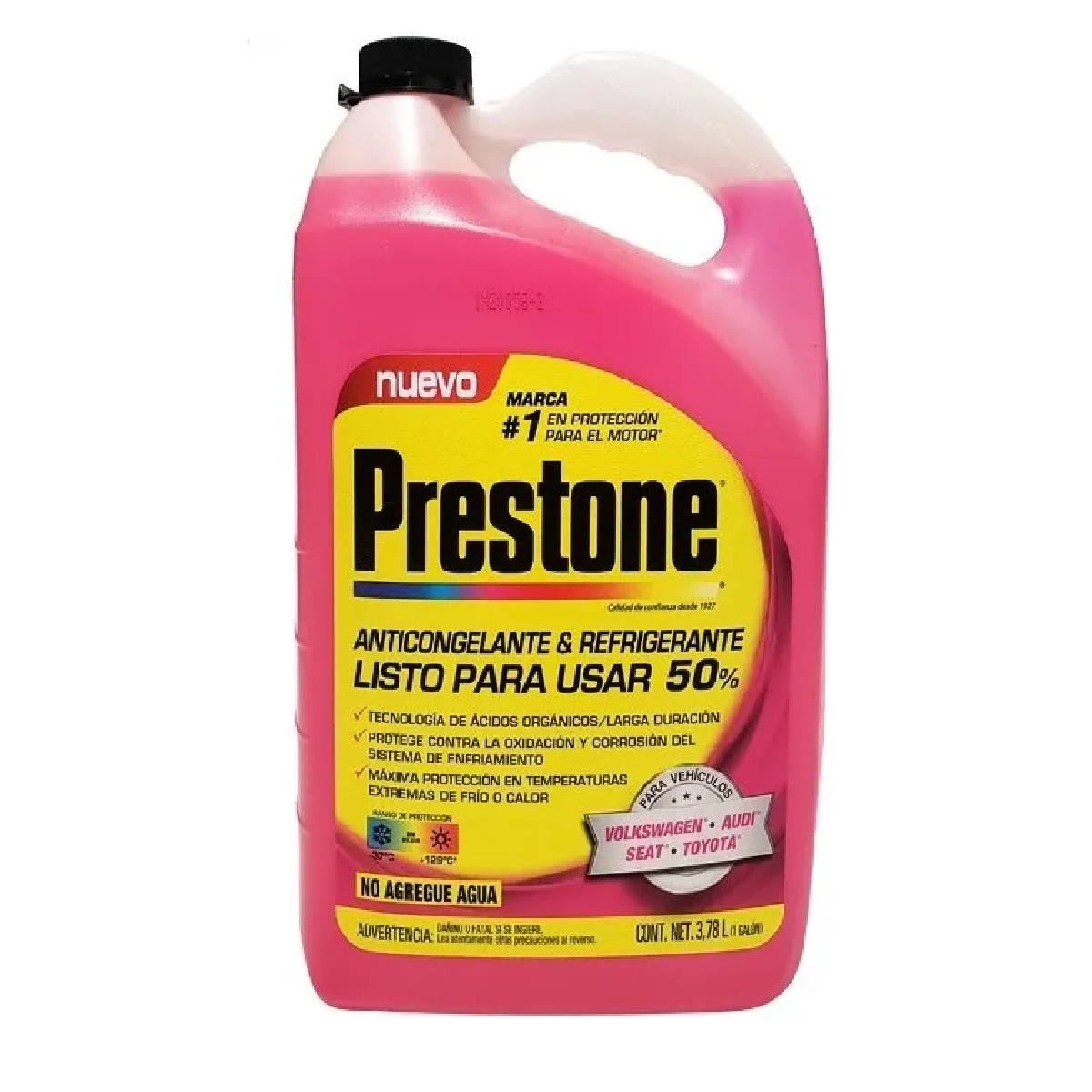 Anticongelante Prestone Rosa Galón (3.78l) Volkswagen/audi