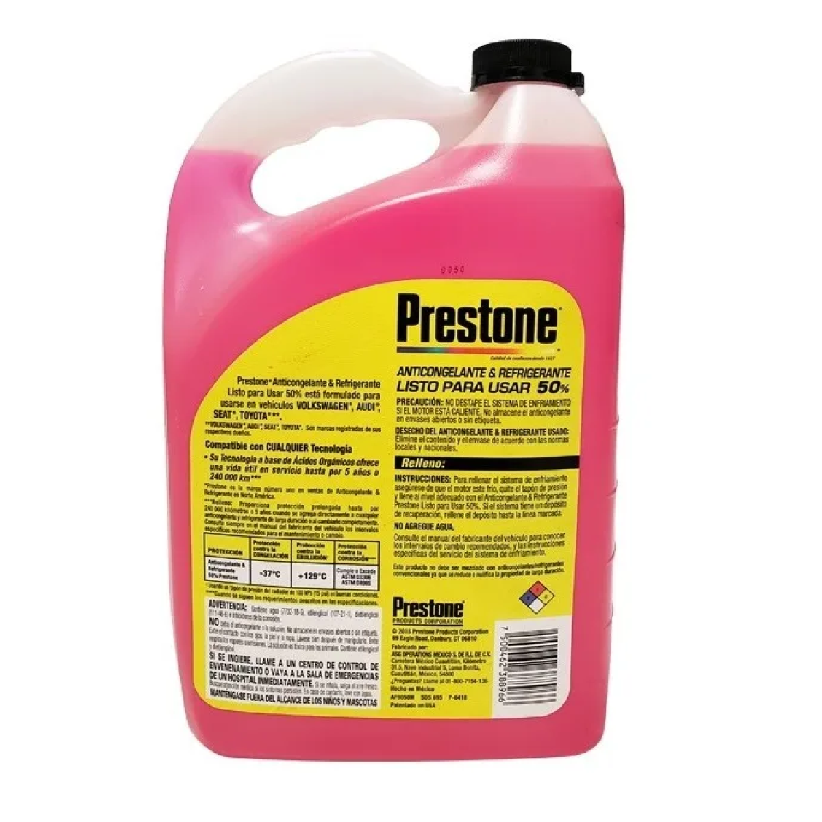 Anticongelante Prestone Rosa Galón (3.78l) Volkswagen/audi