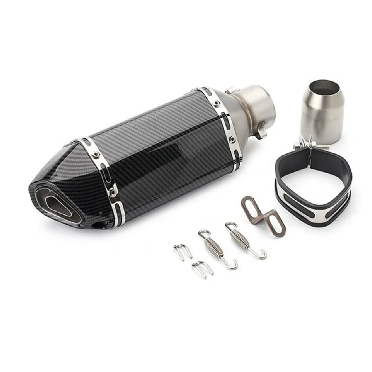 Pipa Silenciador De Escape Universal Para Motocicleta 51mm