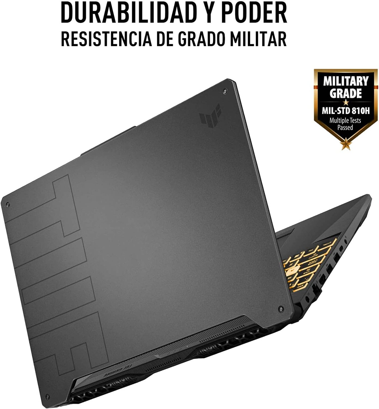 Asus Laptop Gamer TUF F15 / FX506HEB-HN145W / GeForce RTX 3050 Ti / Intel Core i5 11th Gen / 15.6 Pulgadas / 512gb SSD / 8gb RAM / Gris