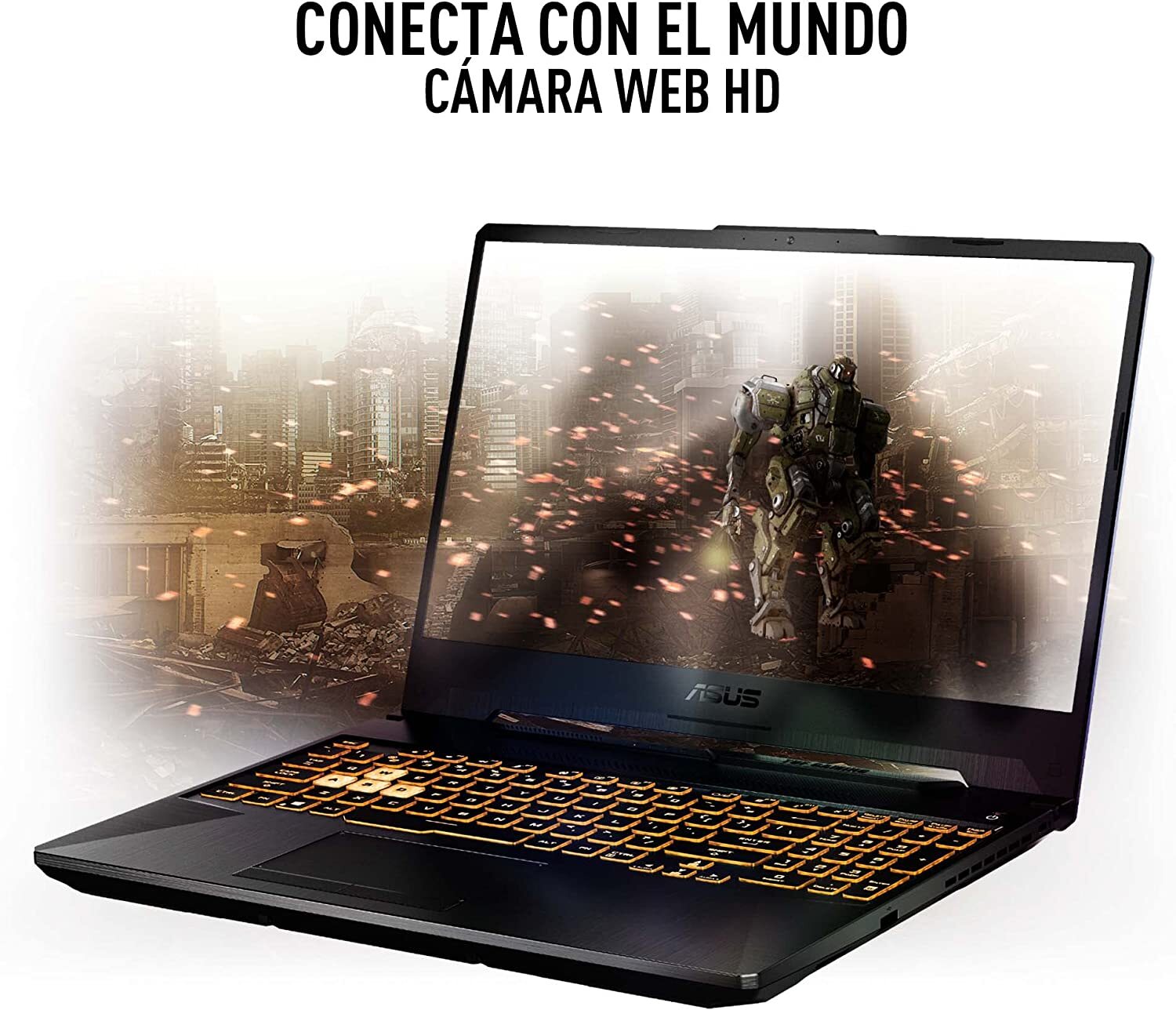 Asus Laptop Gamer TUF F15 / FX506HEB-HN145W / GeForce RTX 3050 Ti / Intel Core i5 11th Gen / 15.6 Pulgadas / 512gb SSD / 8gb RAM / Gris