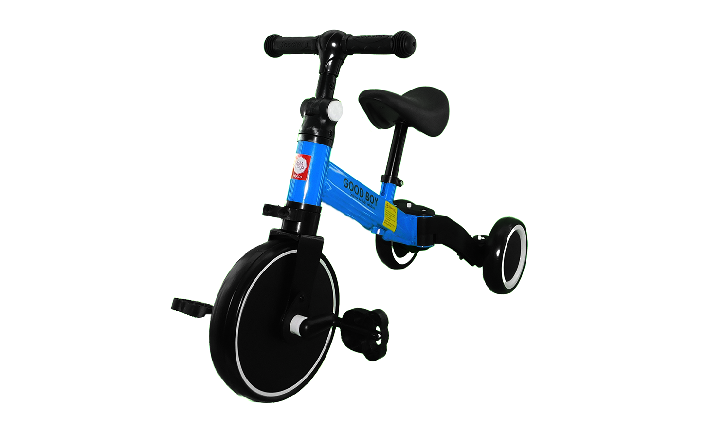 Triciclo y Bici de Balance para Niños 2 En 1 Azul BM Toys