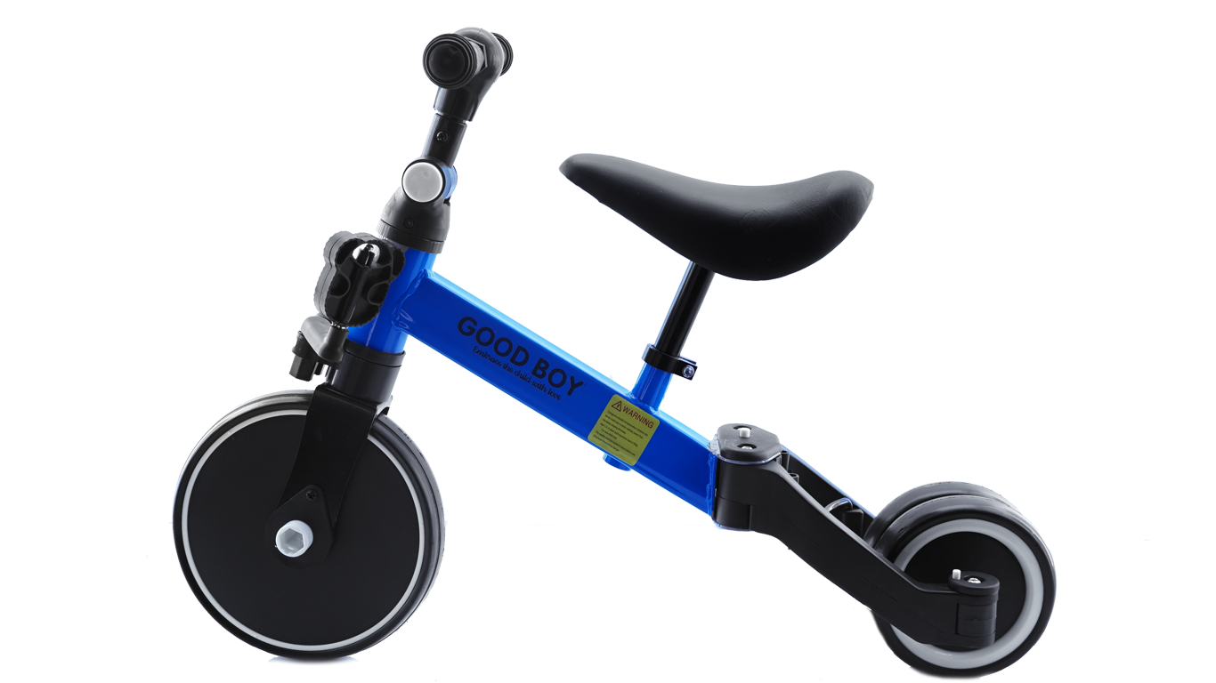 Triciclo y Bici de Balance para Niños 2 En 1 Azul BM Toys