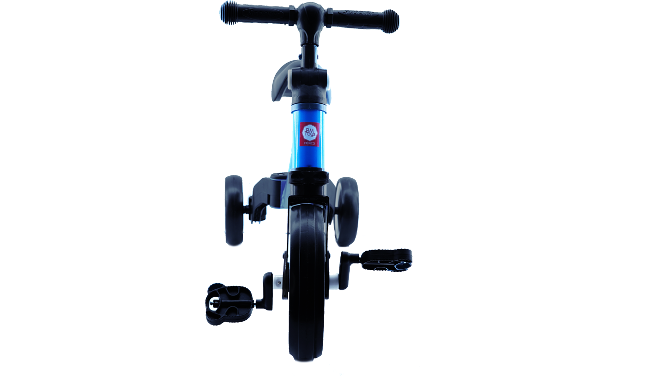 Triciclo y Bici de Balance para Niños 2 En 1 Azul BM Toys