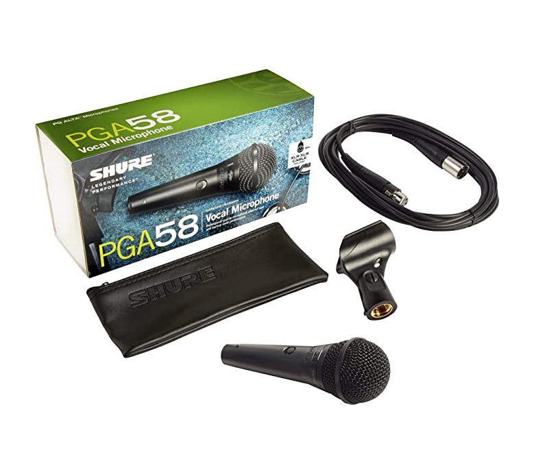 Micrófono Shure PGA58BTS C/Pedestal