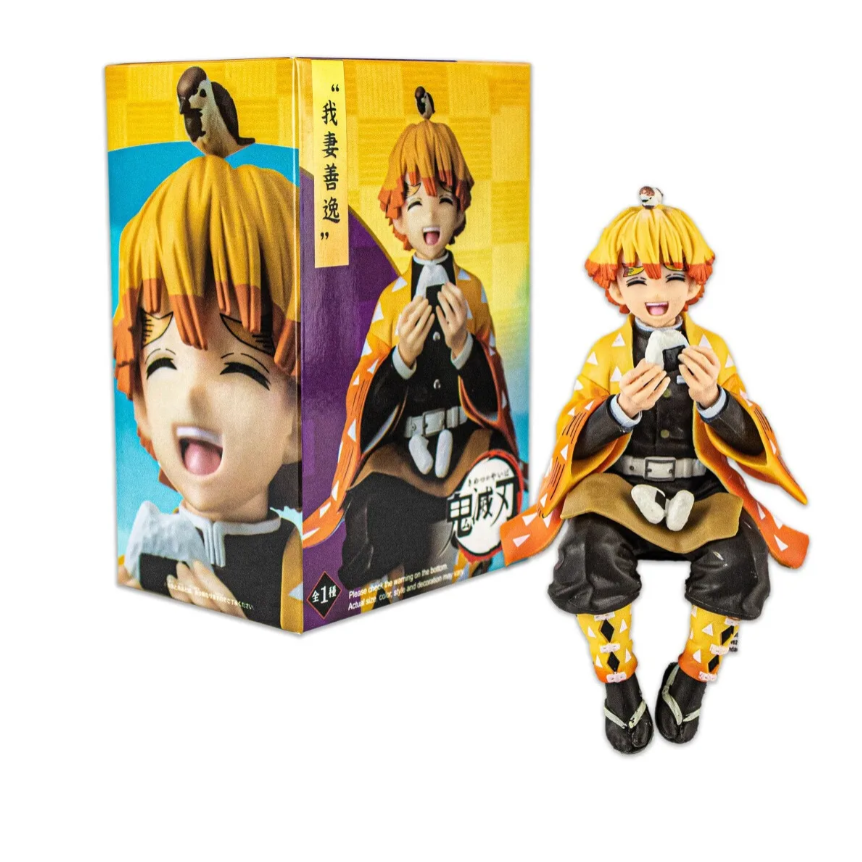 Juguete Muñeco Figura Zenitsu Kimetsu Demon Slayer Con Caja