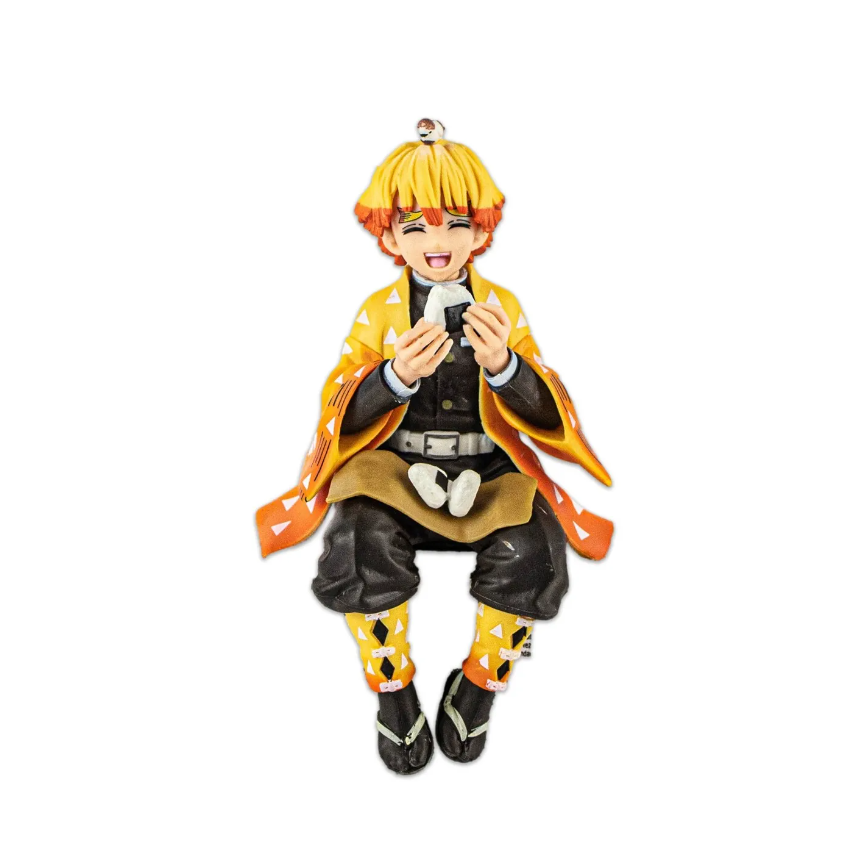 Juguete Muñeco Figura Zenitsu Kimetsu Demon Slayer Con Caja