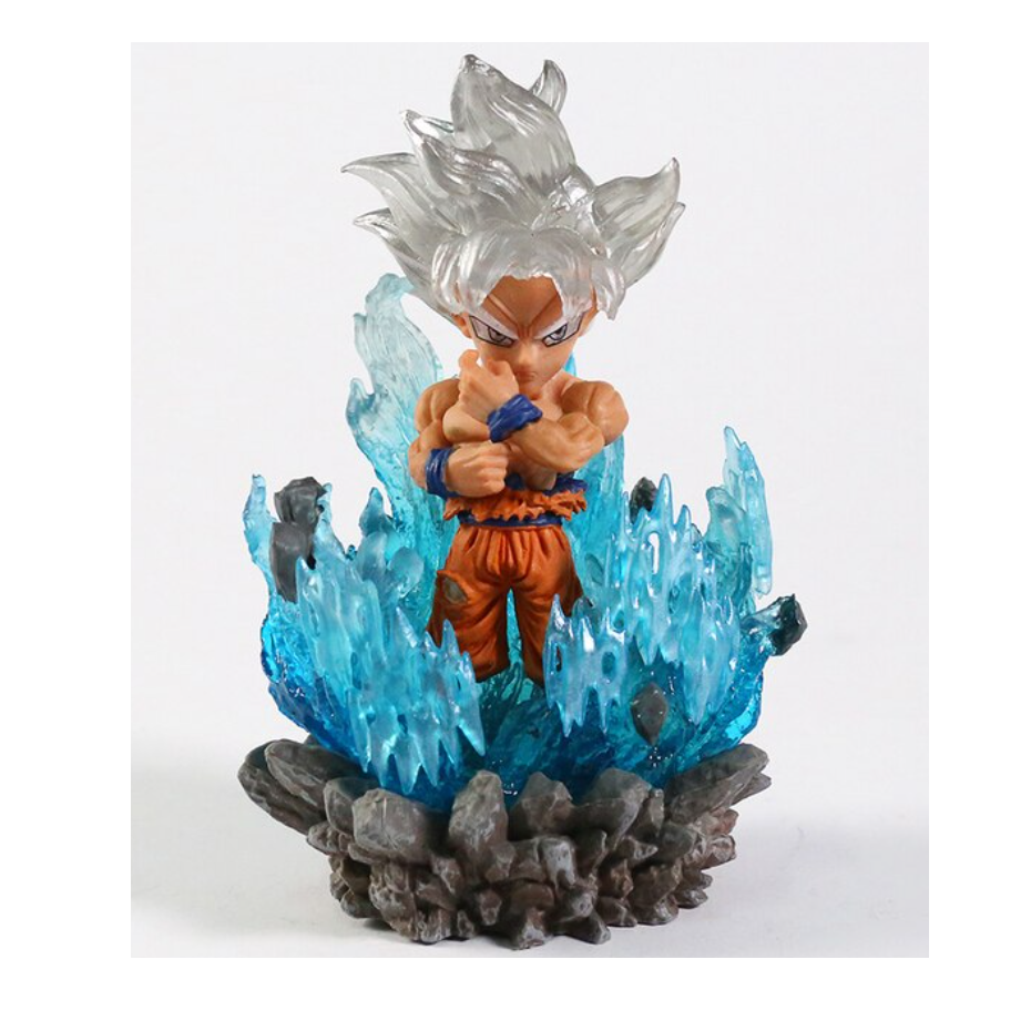 Juguete Muñeco Figura Goku Ultrainstinto 10 cm Colección Dragon Ball Z