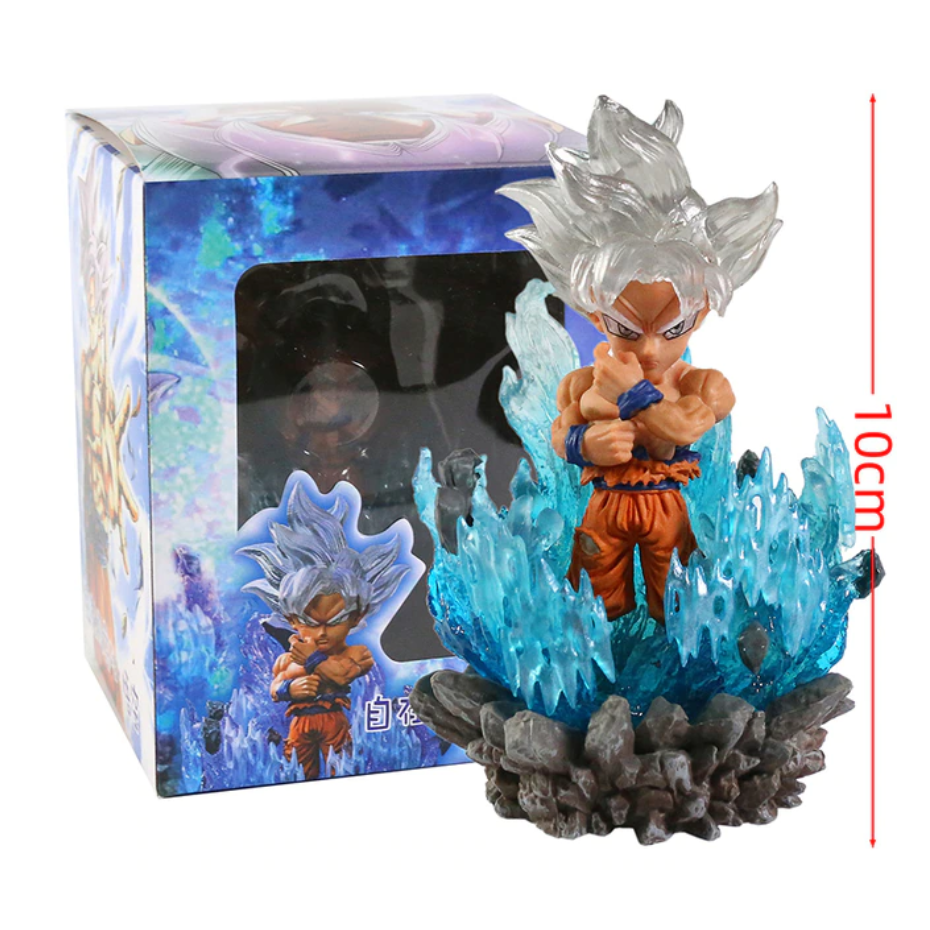 Juguete Muñeco Figura Goku Ultrainstinto 10 cm Colección Dragon Ball Z