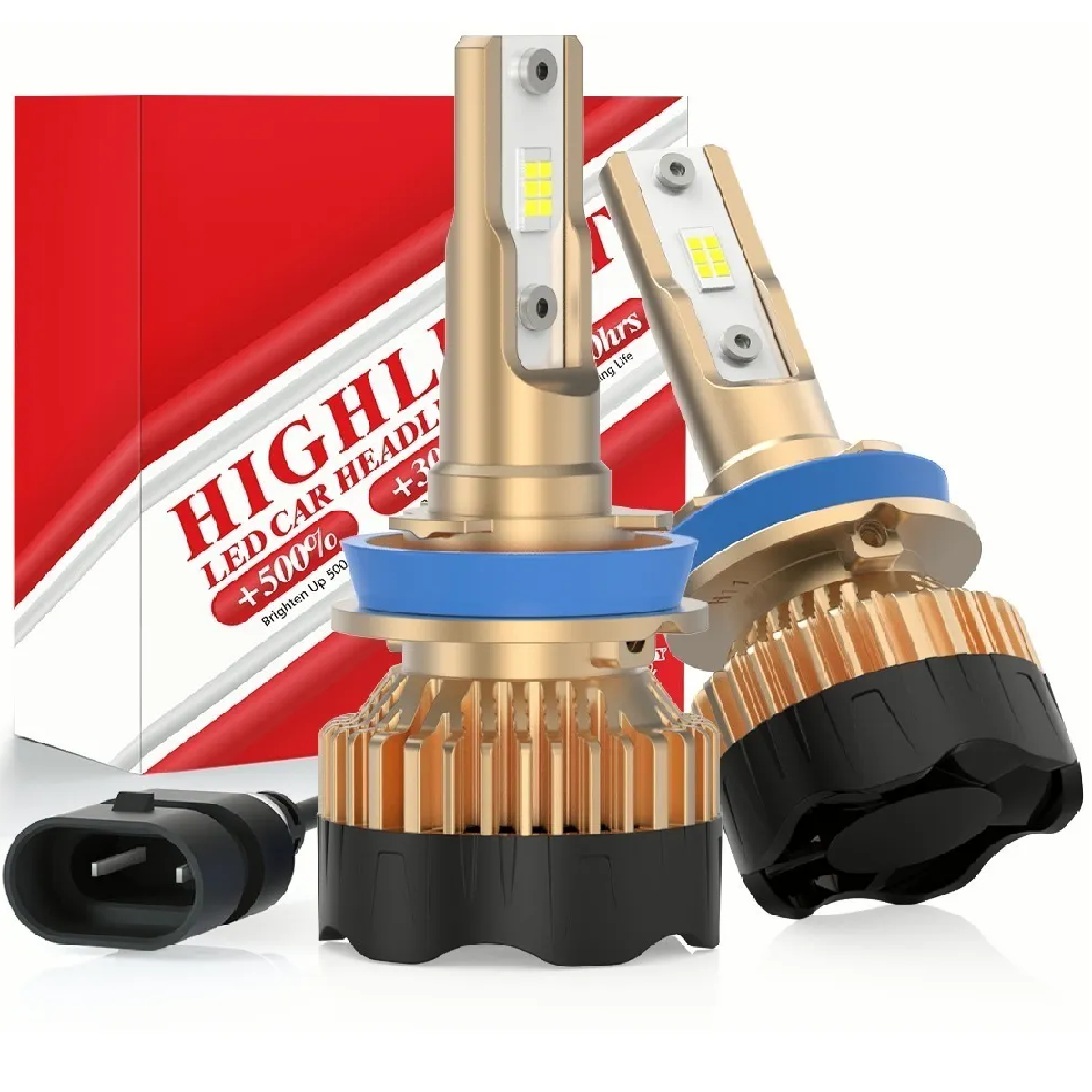 Kit Bombillas De Luz Alta O Baja Conector H11