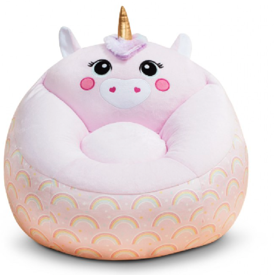 Puff Pequeño Sillón Unicornio Infantil Individual Original