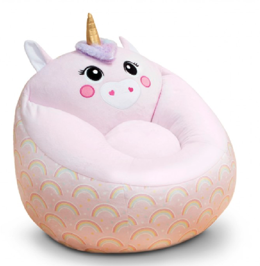 Puff Pequeño Sillón Unicornio Infantil Individual Original