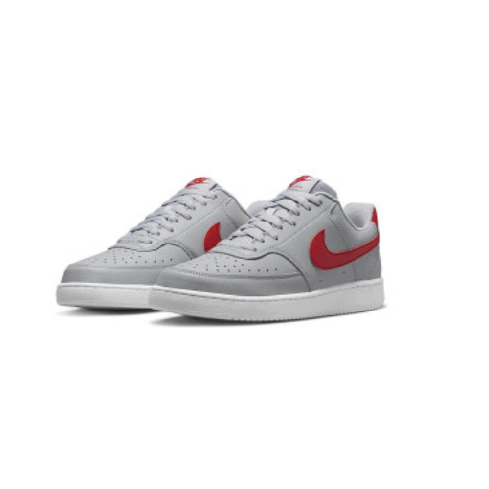 TENIS CASUAL  NIKE COURT VISION LOW GRIS/ROJO PARA HOMBRE DH2987-004